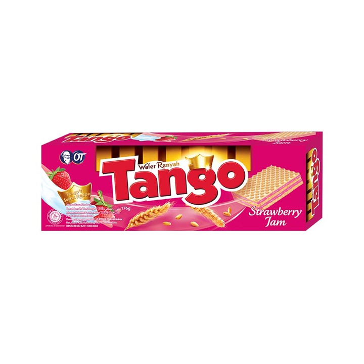Tango Wafer Strawberry Jam Box 176 gr
