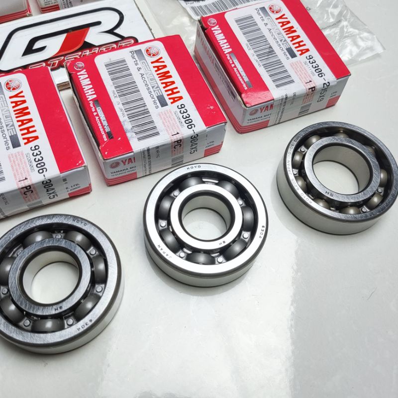 bearing set japan kruk as rasio rx king ori ygp rxking rx-king crankshaft bandul bering klaher laher lahar laker gir gear original yamaha