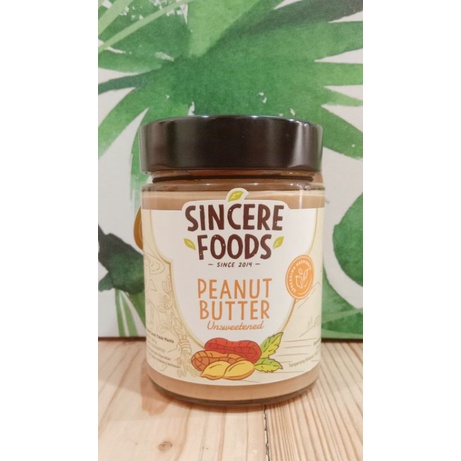 

Sincere Foods Peanut Butter Unsweetened 300gr