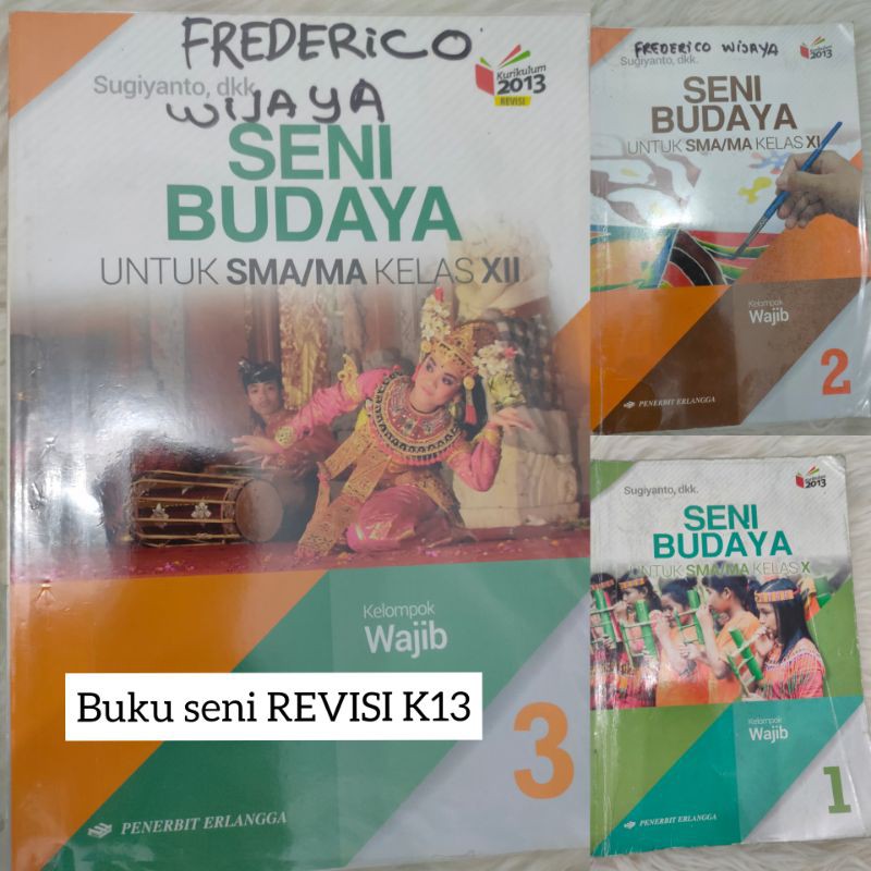 buku pelajaran Seni SMA REVISI K13