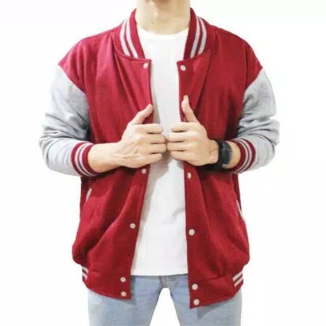 JAKET BASEBALL PRIA JAKET VARSITY FASHION DISTRO BANDUNG