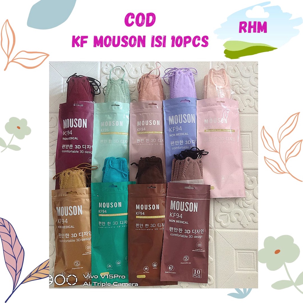 MASKER KF94 4PLY MOUSON ISI 10 PCS