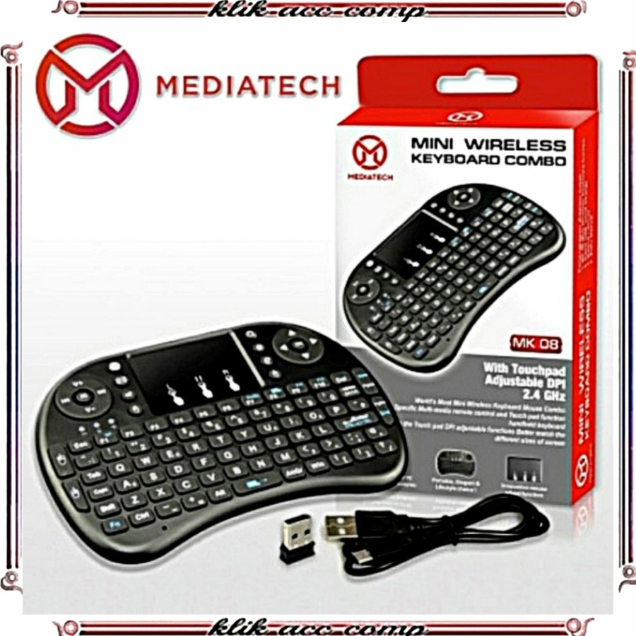 Mini Keyboard Wireless Touchpad Mouse with Color Original