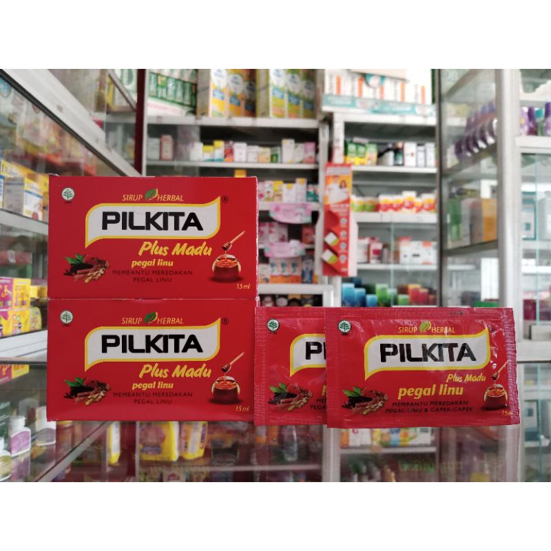 PILKITA CAIR SACHET 15 ml | Sirup Herbal Pegal Linu - ED 12/2024