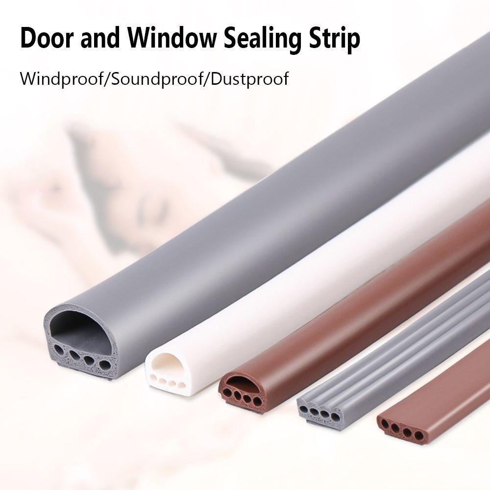 CHOOKYY 6m Sealing Strip Anti Tabrak Kedap Suara Karet Silikon Serut Excluder