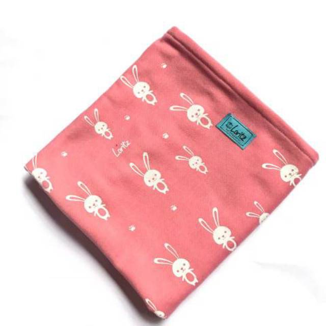 Gendongan bayi loritz motif bunny pakai saku