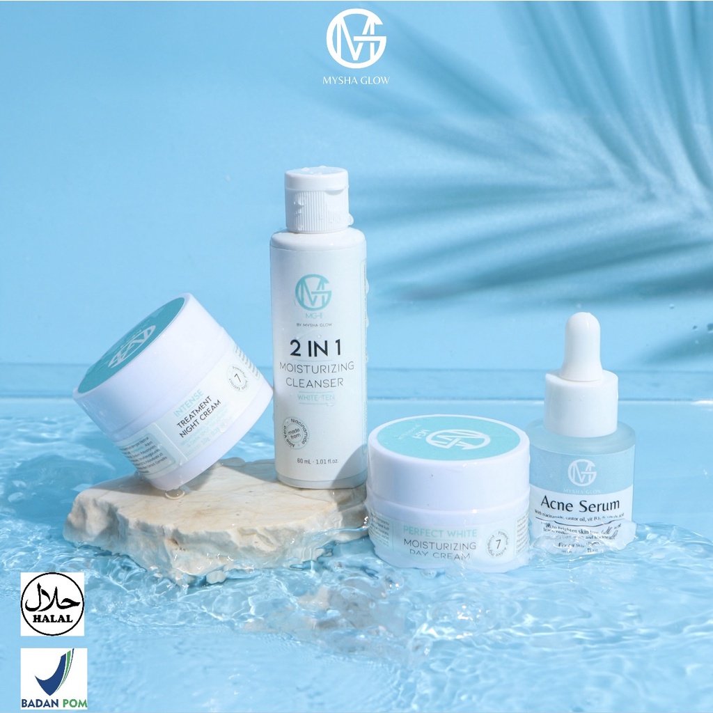 MYSHA GLOW MG-II Paket Brightening Glow + Acne Serum