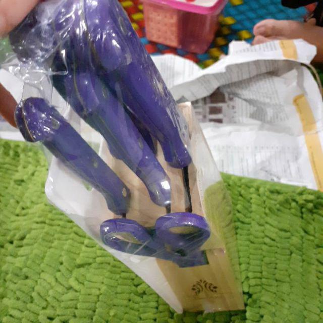 Pisau Set Warna/kitchen Knife Set/pisau Stainless Dapur