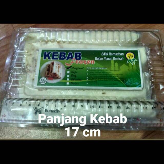 

Kebab Frozen JUMBO rasa KEJU MOZARELLA - Panjang 17 cm isi 10 pcs