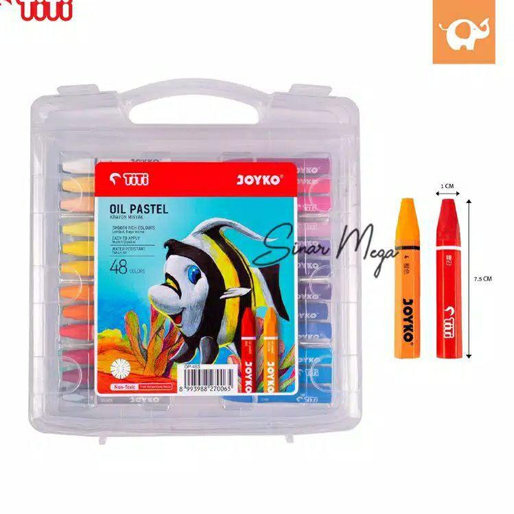 

Best Deals TITI oil pastels 48 colors OP-48S crayon 48 warna krayon crayons