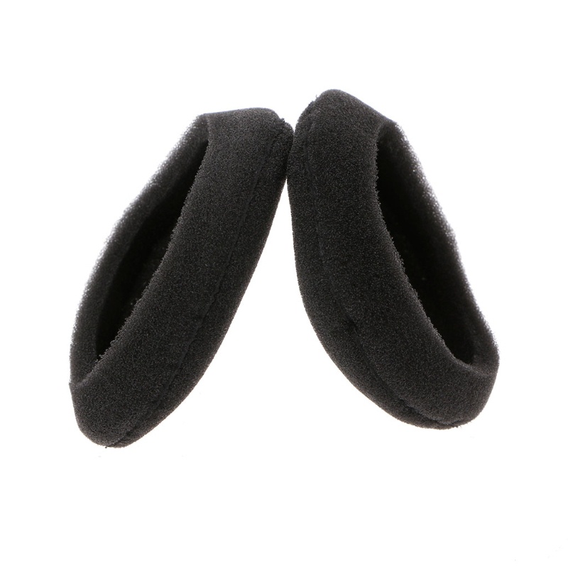 Btsg 10Pcs / set Bantalan Telinga Pengganti Bahan Memory Foam Lembut 50mm Untuk Headset