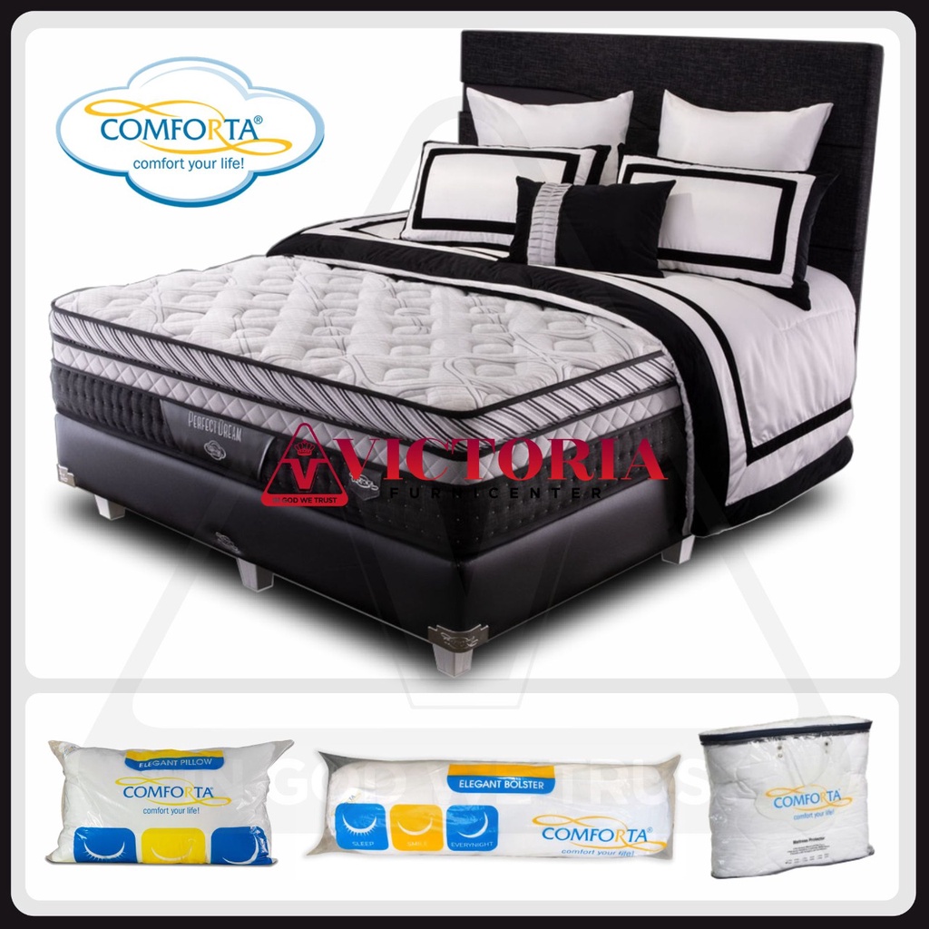 Jual Comforta Perfect Dream Fullset Full Set 160 X 200 160x200 Kasur ...