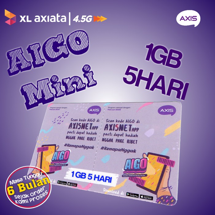 AXIS Voucher Axis Aigo Mini 1 GB 5 Hari Fisik