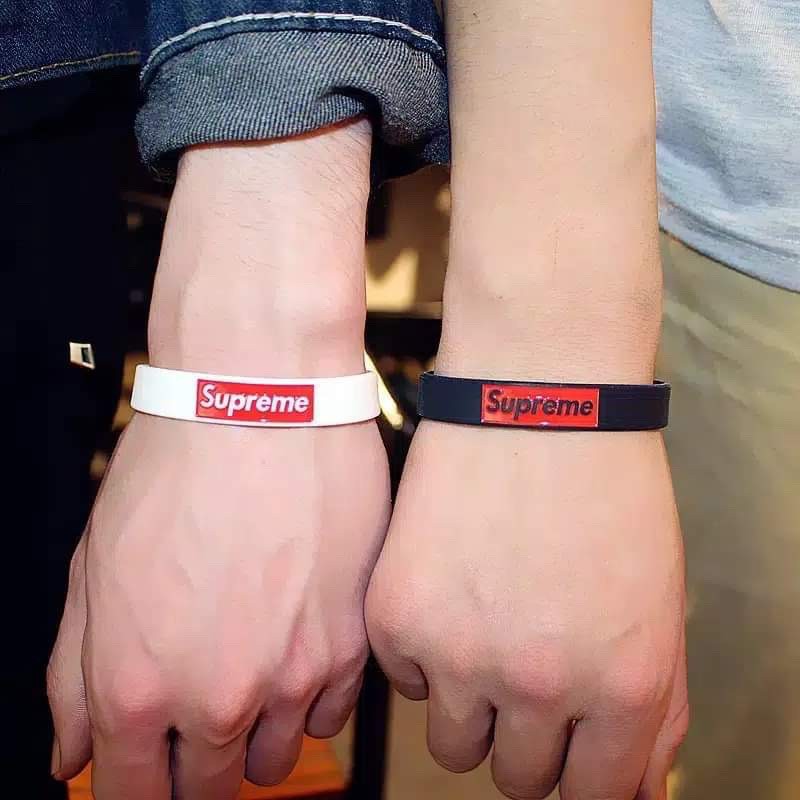 COD ORIGINAL-GELANG KARET SUPREME GELANG TANGAN CASUAL SPORT-BRACELET