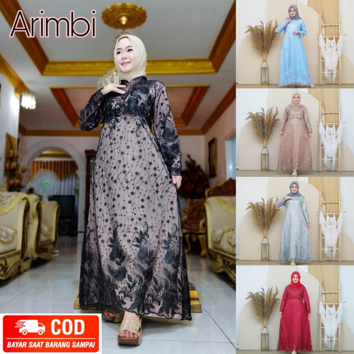 Paket Usaha Gamis Brukat Tile Arimbi Premium