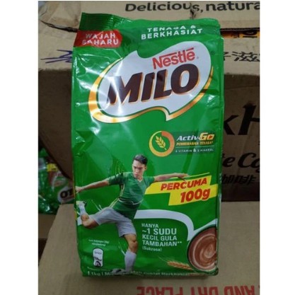 

Milo Malaysia 1kg Percuma 100gr