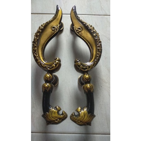 Handle Kujang Ukir Clasik Art/tarikan pintu  Kujang ukir
