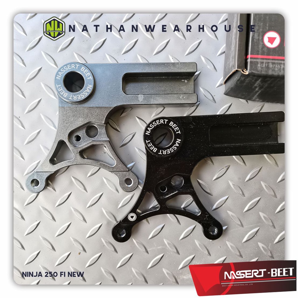 Bracket Breket Caliper Kaliper Belakang 2P 2 Piston Ninja 250 FI New 2018 Nassert Beet