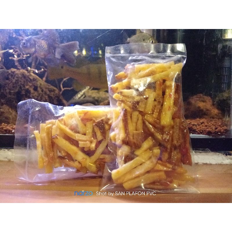 

KERIPIK SINGKONG EXTRA PEDAS,MANIS,GURIH, BERAT 125g