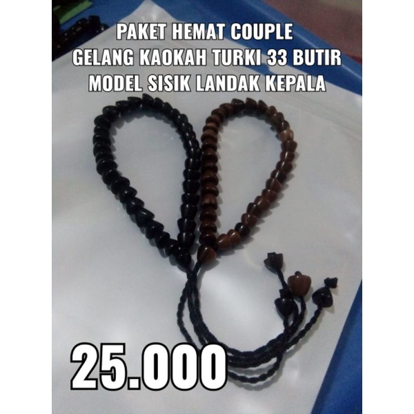paket hemat gelang kaukah turki 33 butit
