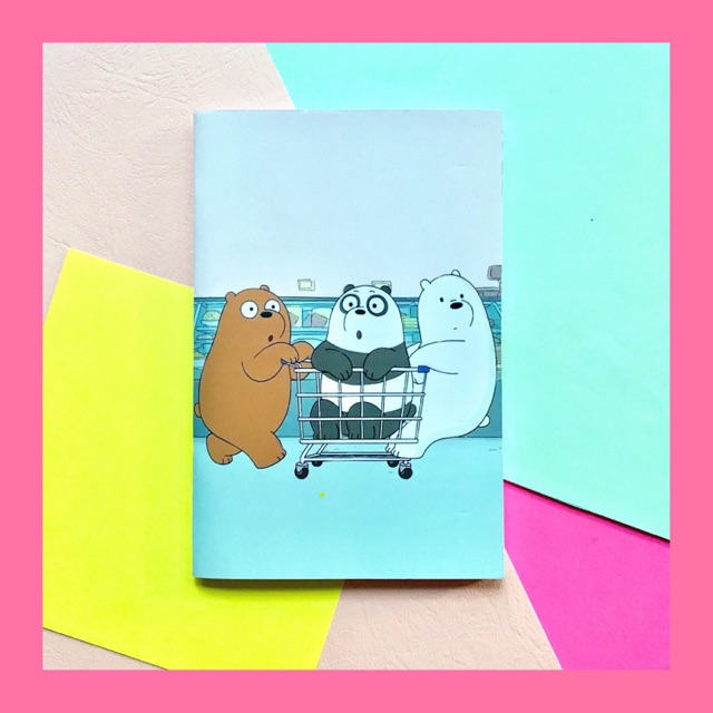 

CUSTOM NOTEBOOK We Bare Bears