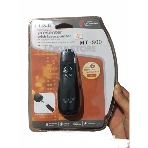 Wireless Presenter M-Tech MT-800 Laser Pointer