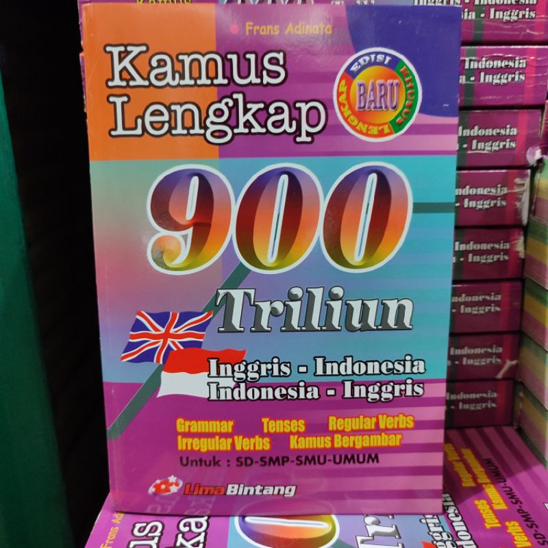 Kamus Lengkap Indonesia - Inggris | Inggris - Indonesia Kamus Lengkap 900 Triliyun