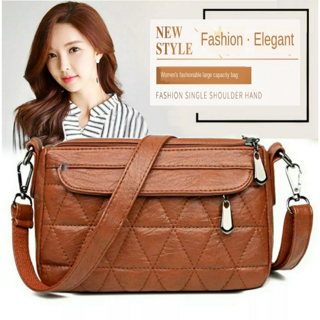 9.9. 2022 Hot Sale Fashion Tas Selempang Kulit Wanita Tas Selempang Bordir Tas Murah Elegant Tas Wanita