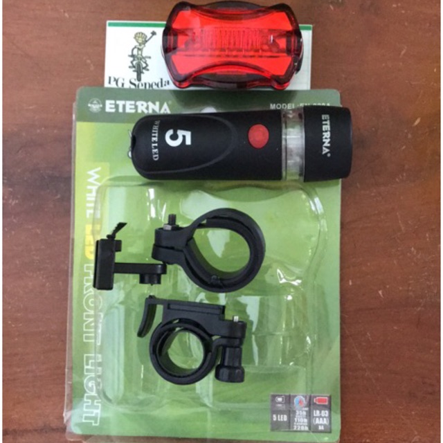 LAMPU SET LED Sepeda Eterna