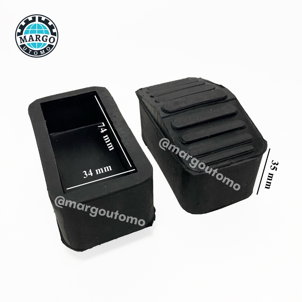 Karet Kaki Tangga Baja Ringan Canal C 35x75 mm