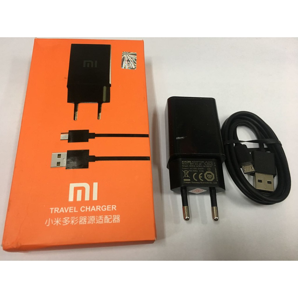 Charger Original Mi Xiaomi 2.A Fast Charging Travel Charger Kabel Data Micro USB