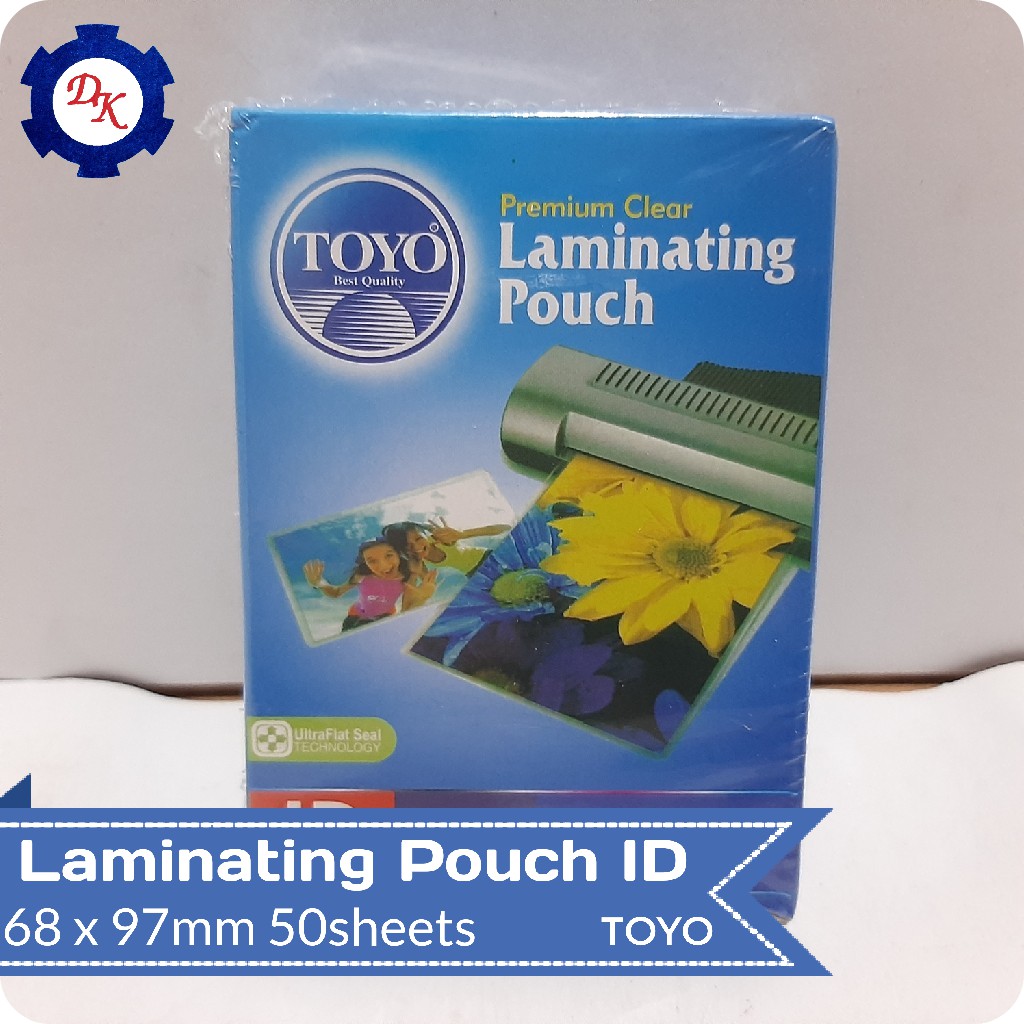 

Laminating Pouch ID Card Glossy 50sheets Toyo