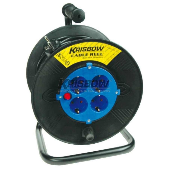Kabel Roll Cable Reel 1.5Mmx25M Krisbow KW2000319