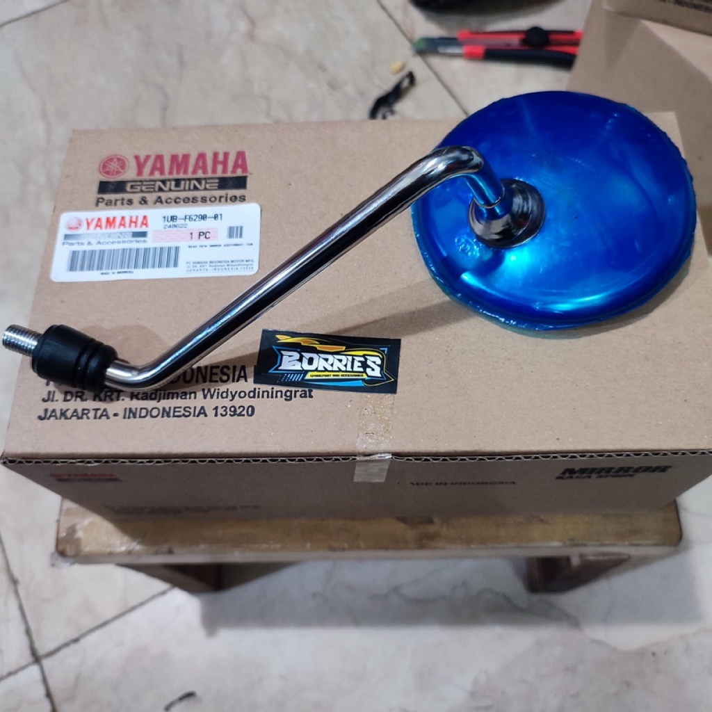 Spion Fino Bagian Kanan Biru Original Yamaha 1UB-F6290-01