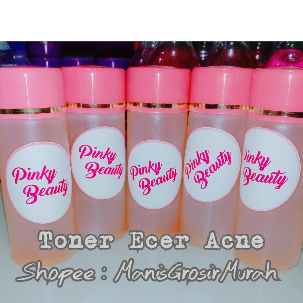 COD ECER TONER ACNE PINKY BEAUTY IMELDA YUNUS 100%.