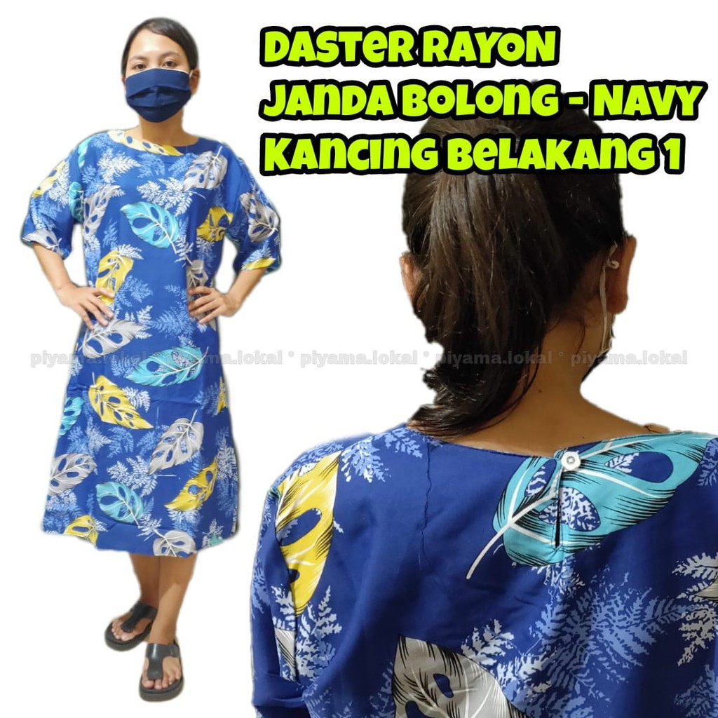 SKH Daster RAYON Janda Bolong Daster TIE DYE Kancing 3 Kancing 1