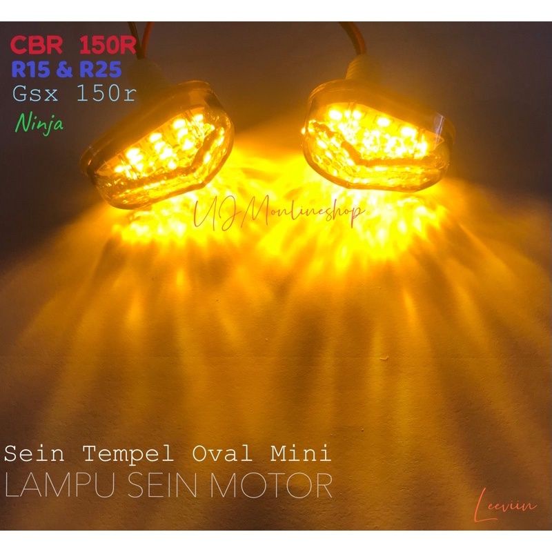 sein tempel lampu Sen tempel led kotak GMA TST buat R15 V3/CBR150R Ninja