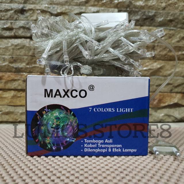 Tumblr Light / Lampu Natal Maxco 7 Colors Light