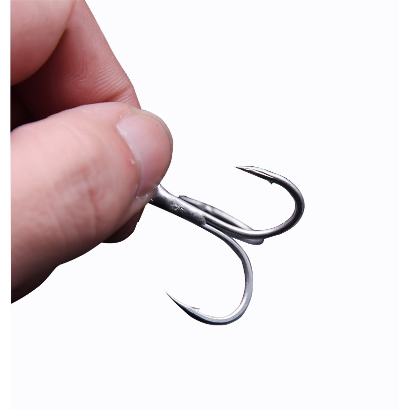 OWNER High Carbon Steel Treble Hooks 2# 4# 6# 8# 10# Treble Fishing Hooks Fishing Tackle