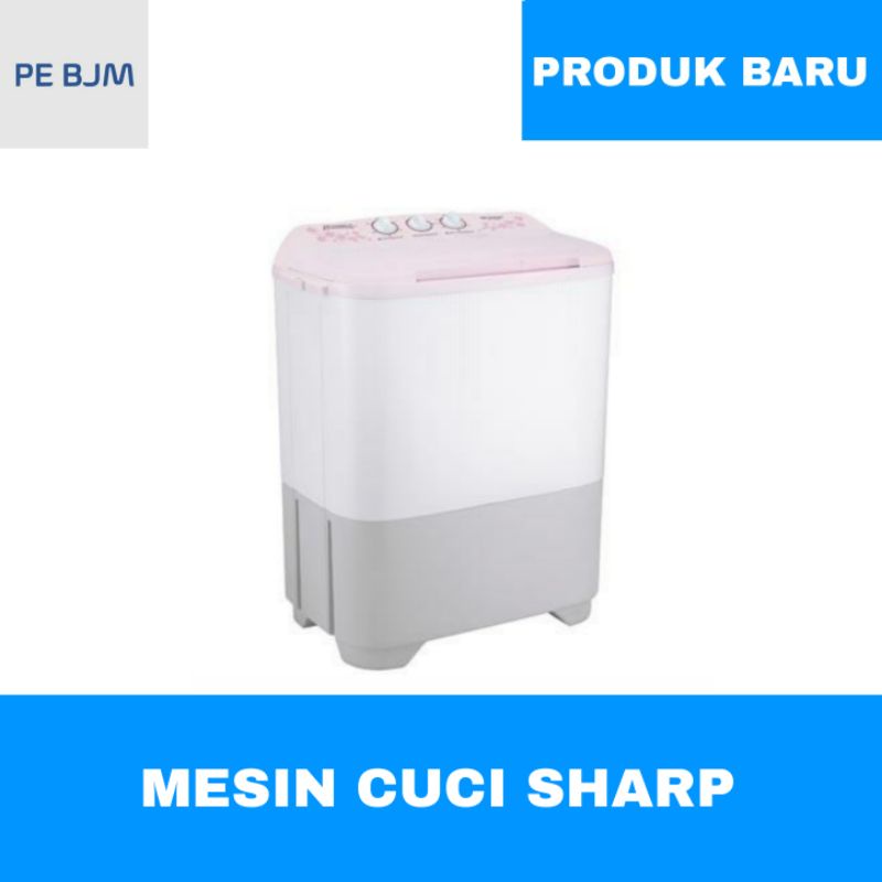 MESIN CUCI SHARP 7 KG - ES-T80MW - GARANSI RESMI - KIRIM INVOICE