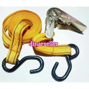 Tali Ikat Barang Fleksibel Ratchet Tie Down 4 Meter Shopee Indonesia