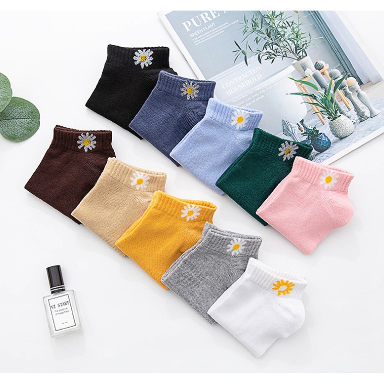 kaos kaki kode MNO kaos kaki cewek pendek model engkel warna warni keren cantik cute remaja-Kaos - O