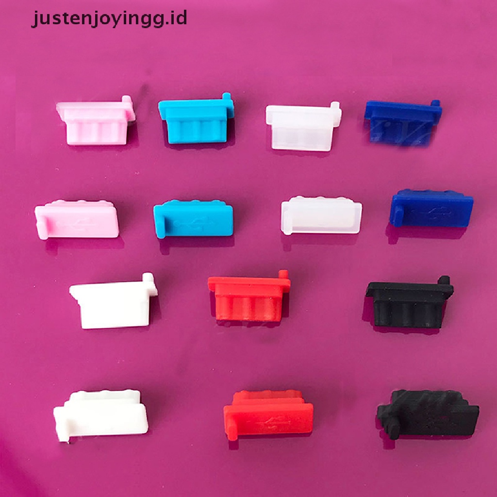 10pcs Plug Jack Female Anti Debu Untuk Port Charger Usb