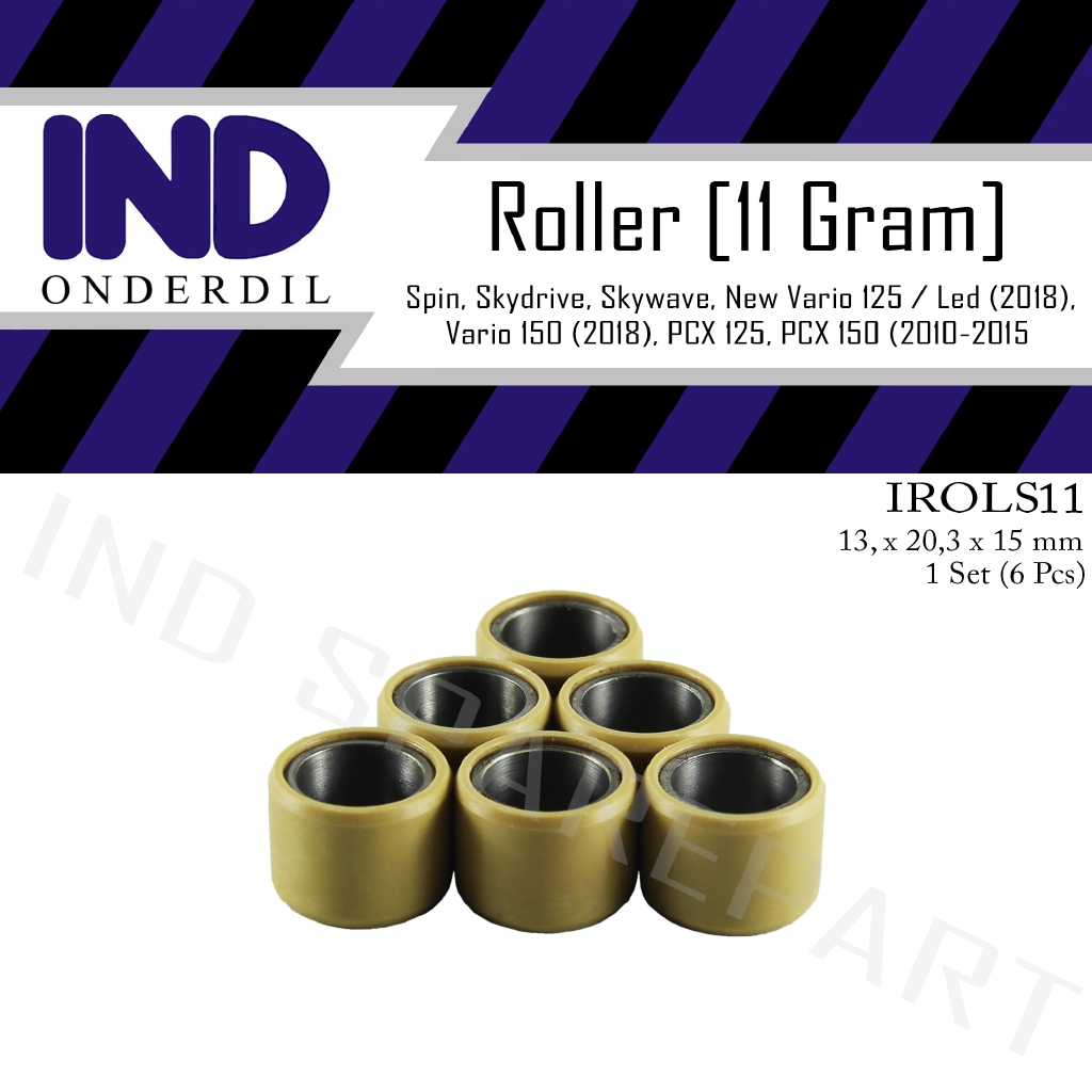 Roller Roler Loler Loller Pemberat 11 Gram G Pcx 125 150 Vario 125 150 Shopee Indonesia