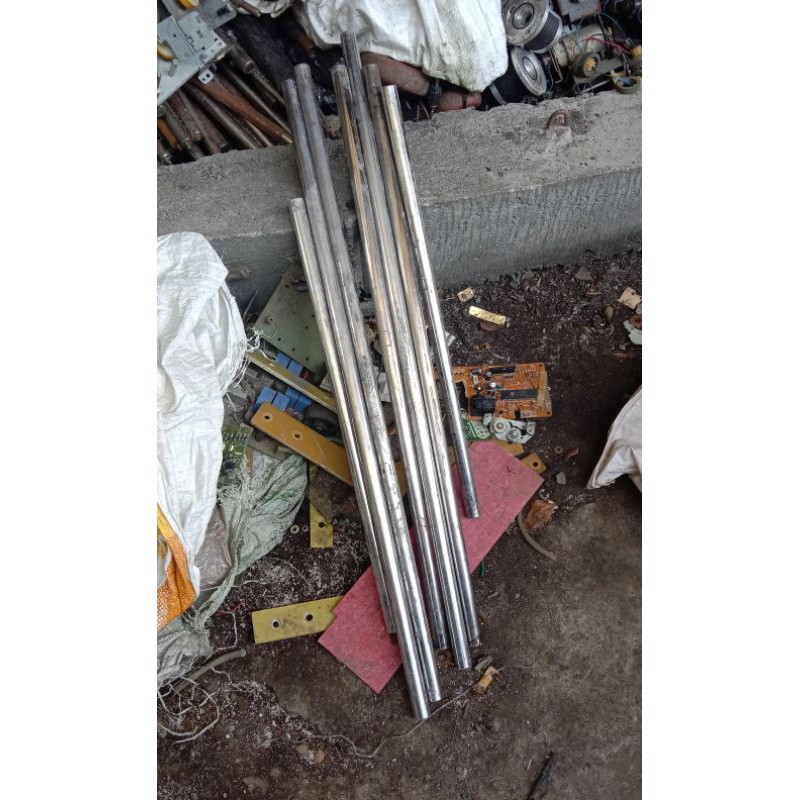 Shaft/As Polos Diameter 20Mm Panjang Rata - Rata 50 - 80Cm