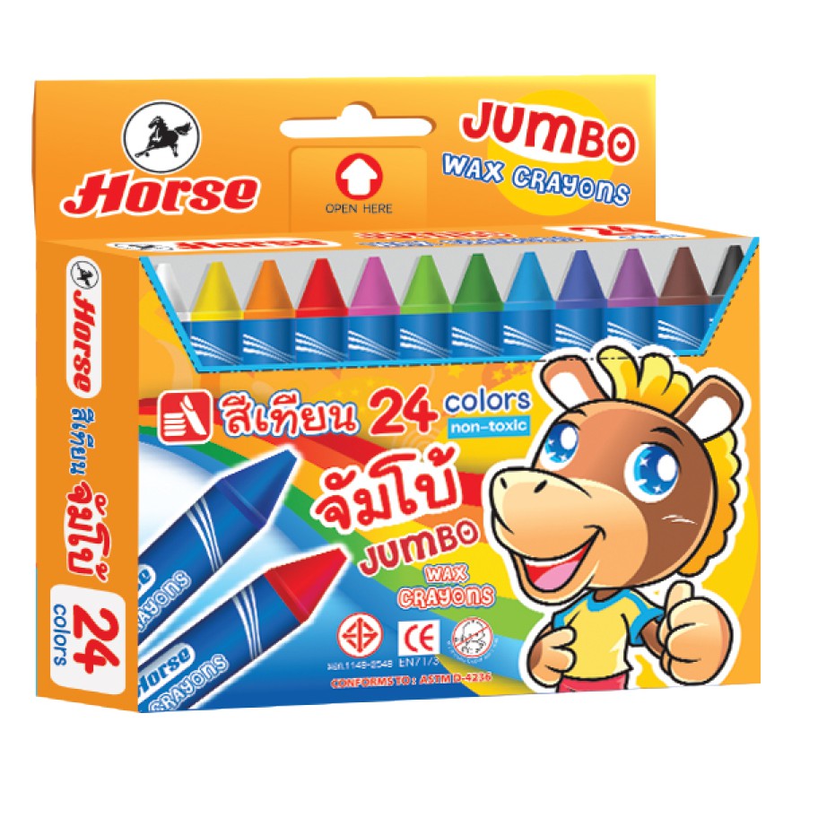 

Wax Crayon 24 Warna Jumbo / CRAYON