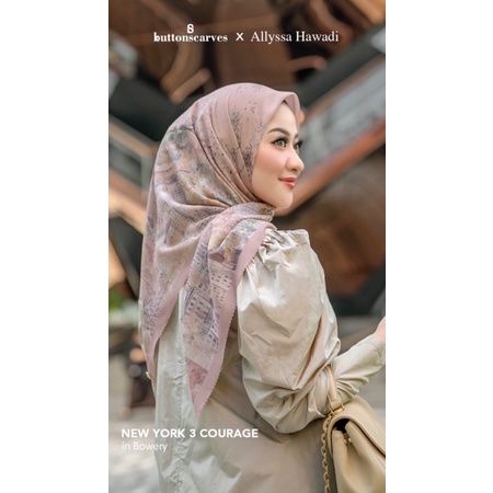 BUTTONSCARVES X ALLYSA HAWADI NY 3 SERIES COURAGE A BOWERY FINANCIAL DISTRICT DAN EAST VILLAGE SIAP 