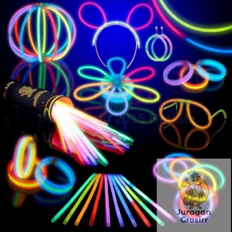 JG - GLOW STICK / GLOW STIK / GELANG GLOW IN THE DARK GLIW STICK FOSFOR TABUNG