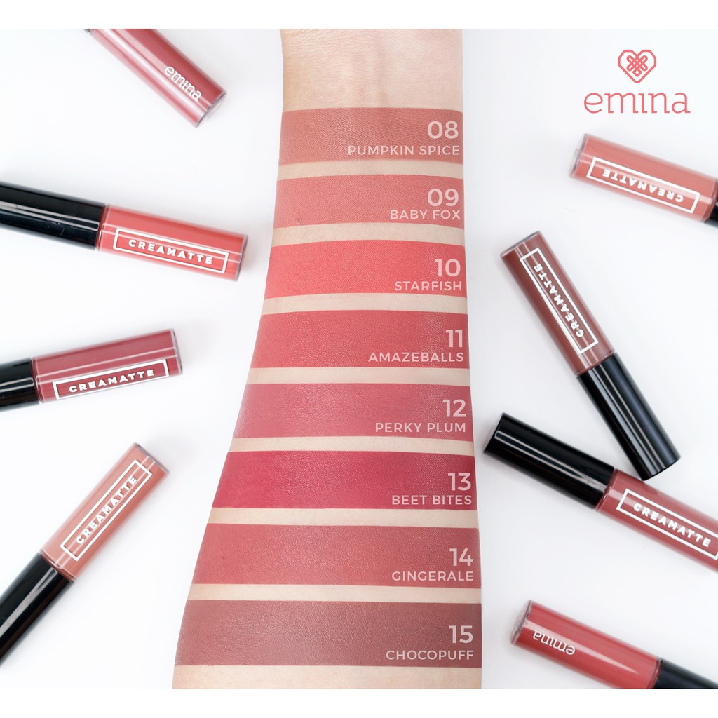 EMINA CREAMATTE LIP CREAM EMINA EMINA LIP CREAM / LIP CREAM MATTE GIRLSNEED77