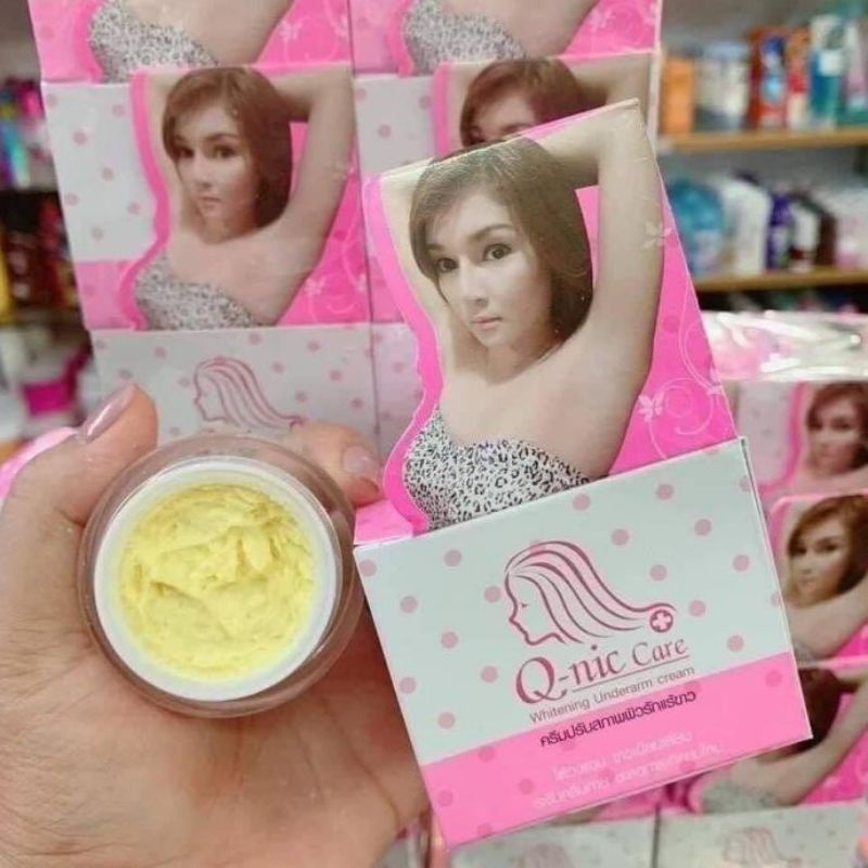(READY) Q-NIC Care Whitening Underarm Cream original Thailand